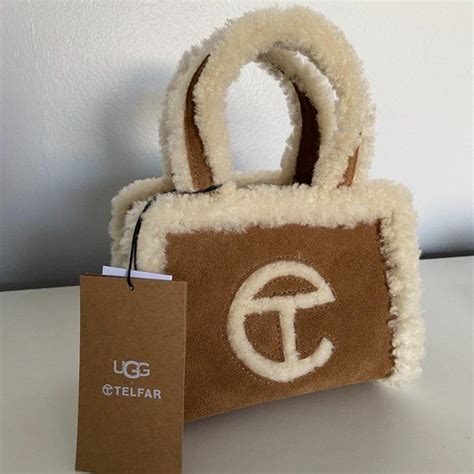 fake ugg telfar bag|telfar ugg medium bag.